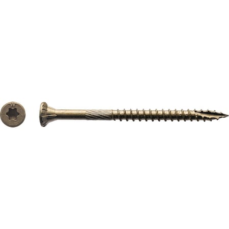 Big Timber No. 9 x 2-1/2 In. Bronze Flat Head Wood Screw, 93PK 1BTX9212
